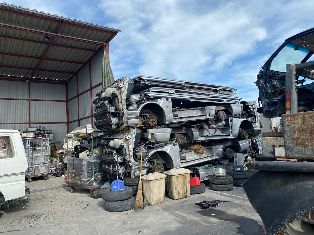 Flat pack vehicles for export