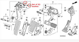 HONDA CIVIC TYPE R FD2 BUSH A, CLUTCH ASSISTANT SET OF X2 PCS 46981-S2A-003 part