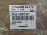 KAWASAKI KLX450R 2008 - 2019 AIR CLEANER COVER LH BLACK/WHITE 14091-0862-17Y