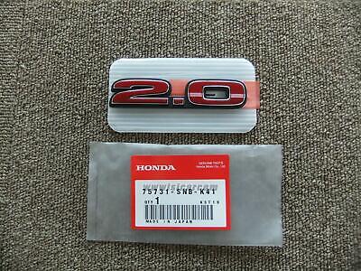 HONDA CIVIC TYPE-R FD2 2.0 REAR EMBLEM 75731-SNB-K41 GENUINE JDM PARTS DIRECT 2U