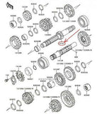KAWASAKI KLE400 LE400A EN400AE INPUT SHAFT GEARBOX 13127-1148 GET PARTS JAPAN