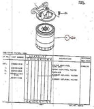 HINO RAINBOW BUS F5 RB145A FILTER FUEL DIESEL S2340-11133 JDM CAMPER IMPORTS