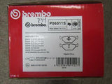 BREMBO BRAKE PAD, REAR SET X4pcs FOR BMW 3 E30 E36 P06011S New Caledonia pacific