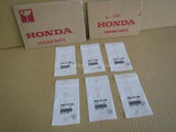 HONDA NSX NA1 NA2 O-RING 7.3X2.2 SET X6pcs TOP OF FUEL INJECTOR 16074-ZY3-000
