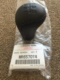 GENUINE KNOB GEAR SHIFT BLUE STITCH MR657014 MITSUBISHI LANCER CP9A EVO5 EVO6