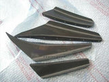 CARBON DOUBLE CANARDS SET M for MITSUBISHI LANCER EVO5 CP9A LANC-EVO5-D01 jdm 4U