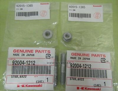 KAWASAKI ZXR400L ZX400L EXHAUST HEADER STUD BOLT (8x22) and NUT
