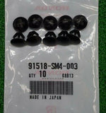 HONDA NSX NA1 CLIP TRUNK MOULDING PACK OF X10pcs 91518-SM4-003 genuine spares!