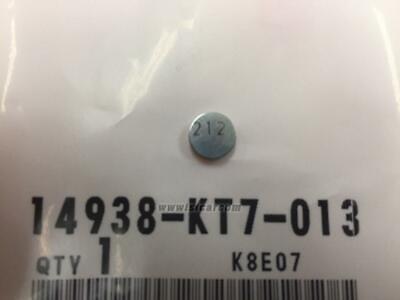 HONDA 2007 CRF250X SHIM VALVE TAPPET (2.125) 14938-KT7-013