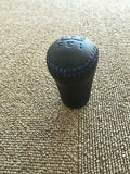 GENUINE KNOB GEAR SHIFT BLUE STITCH MR657014 MITSUBISHI LANCER CP9A EVO5 EVO6