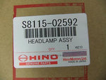 HINO RANGER FD2JDB HEADLAMP ASSY. LEFT S8115-02592 repuestos para camiones truck