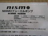 NISMO HI VOLUME FLOW FUEL PUMP 17042-RRR46 NISSAN SKYLINE GT-R BNR34 RB26DETT