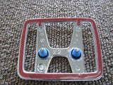 HONDA CIVIC CRX EF8 EF9 HOOD EMBLEM BADGE CHROME H 75700-SG0-000 PASSWORD:JDM 2U