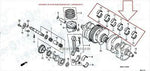 HONDA CBR1000F SC31 MAIN BEARING SET (CRANK) GREEN 13312-MM5-003 13315-MJ0-010