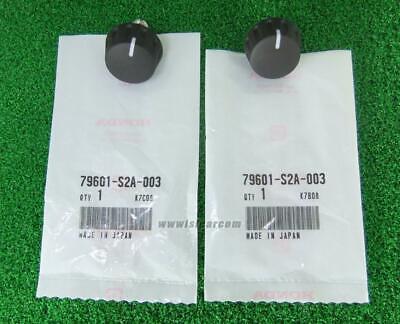 HONDA S2000 GH-AP1 KNOB DIAL HEATHER CONTROL SET OF 2pcs 79601-S2A-003 genuine !