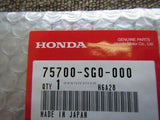 HONDA CIVIC CRX EF8 EF9 HOOD EMBLEM BADGE CHROME H 75700-SG0-000 PASSWORD:JDM 2U