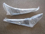 CARBON CANARDS SET FR BUMPER for MITSUBISHI LANCER EVO6 CP9A 4G63 LANC-EVO6-R01