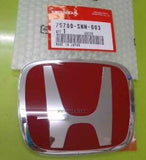HONDA CIVIC TYPE R FD2 FRONT H EMBLEM 75700-SNW-003 GENUINE JDM PARTS DIRECT 2U