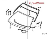 HONDA CIVIC SiR EK4 MOLDING FRONT WINDSHIELD 73150-S04-013 Need more JDM parts?