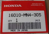 HONDA CBR400RG CBR400RH-YA AERO NC23 ONE BIKE CARB GASKET SET 16010-MN4-305 HOLA