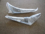 CARBON CANARDS SET FR BUMPER for MITSUBISHI LANCER EVO6 CP9A 4G63 LANC-EVO6-R01