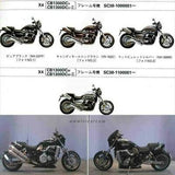 HONDA X4 CB1300 SC38 MAIN BEARING SET (CRANK) GREEN 13312-MM5-003 13315-MJ0-010