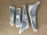 CARBON DOUBLE CANARDS SET M for MITSUBISHI LANCER EVO5 CP9A LANC-EVO5-D01 jdm 4U
