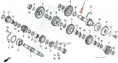 HONDA CB-1 CB400F NC27 NC23E COUNTER SHAFT (GEARBOX) 23220-KY2-000 HOLA JAPON!