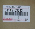 LEXUS IS F USE20 HEAD LAMP RIGHT SIDE 81145-53643 قطع غيار السيارات japan parts
