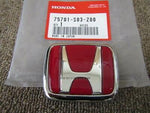 HONDA CIVIC 3D EK4 EMBLEM REAR CENTER 75701-S03-Z00 JDM PARTS DIRECT FROM JAPAN