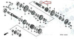 HONDA XR400 MOTARD ND08 COUNTERSHAFT COMP 23220-MCG-000 JAPANESE domestic market