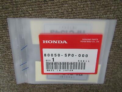 HONDA CIVIC FERIO EG9 LABEL, AIRCON CAUTION (HFC134A) 80050-SP0-000 CONTATE-NOS!