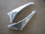 CARBON CANARDS SET FR BUMPER for MITSUBISHI LANCER EVO6 CP9A 4G63 LANC-EVO6-R01