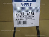 DJ DRIVE JOY FANBELT V98DL-A385 COMPATIBLE MPMF-6385 RAF3385 jdm aftermarket DIY
