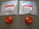 HONDA MOTOCOMPO AB12 LENS X2 pc FRONT BLINKER 33402-170-003 COMBINED SHIPPING OK