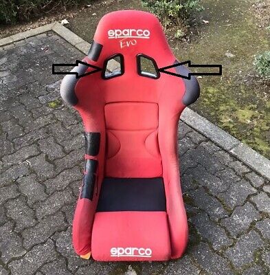 HOLDER SET FOR SHOULDER WAIST BELT HOLES FOR SPARCO FULL BUCKET SEAT  401-56794
