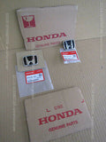 HONDA BEAT PP1 EMBLEM SET FRONT AND REAR 75700-SS1-010 USA ELIGIBLE IMPORTS 25!