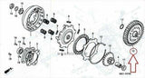 HONDA MAGNA 50 MG50 AC13 GEAR PRIMARY DRIVEN 23110-086-030 JAPAN PARTS DIRECT 2U