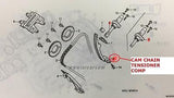 HONDA CB400SF CB400 SUPER FOUR NC31 CAM CHAIN TENSIONER COMP 14510-MBE-000 JDM!