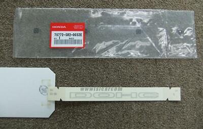 HONDA CR-X DEL SOL EG1 EG2 STICKER, SIDE *TYPEFS*(DOHC) 75772-SR2-003ZE ORIGINAL
