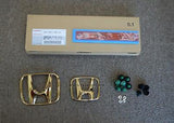 HONDA VEZEL RU1 RU2 RU3 RU4 GOLD EMBLEM SET 08F20-T7A-000