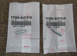 HONDA MOTOCOMPO NCZ50 AB12 EXHAUST MANIFOLD STUD BOLT X2 PCS 92900-060181B SCOOT