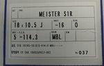 WORK MEISTER ONE WHEEL S1R 18X10.5J -16 H5 PCD 114.3 MBL COLOR alloy aluminium