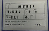 WORK MEISTER ONE WHEEL S1R 18X10.5J -16 H5 PCD 114.3 MBL COLOR alloy aluminium