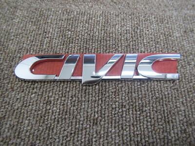 HONDA CIVIC EJ6 EJ7 EJ8 MB6 MB7 MB8 MB9 MC1 MC3 EMBLEM REAR CIVIC 75765-S04-000