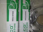 DAIHATSU HIJET CARGO ATRAI S321 S331 JDM REPLACEMENT CARICO FRONT DISC SET PIXIS