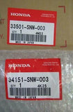 HONDA CIVIC TYPE R FD2 RIGHT TAIL LIGHT SET 33501-SNW-003 34151-SNW-003 VTEC JDM