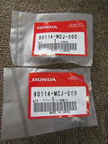 HONDA CBR900RR CBR954RR 02-2003 SC50 SPECIAL SCREW X2PCS 90114-MCJ-000 FR FENDER
