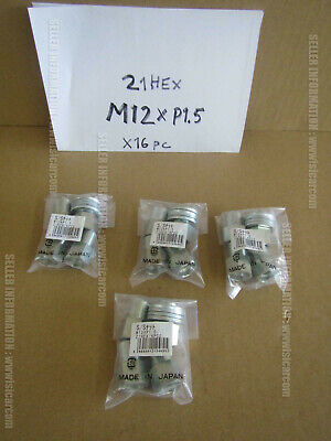 JDM FULL CAR NUT SET X16pc FOR SSR SPEED STAR MK1 MK2 MK3 WHEELS M12XP1.5 21HEX