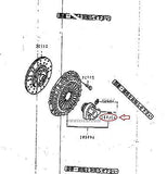FUSO SUPER GREAT FU510UZ CLUTCH PRESSURE BEARING ME538110 GENUINE SPARES DIRECT